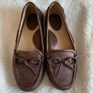 FRYE Reagan Campus Driver Loafer Dark Brown